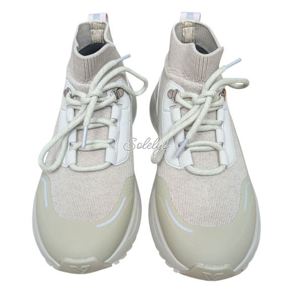 Vessi Stormburst Womens 7 Boreal Green Waterproof High Top Knit Sneaker Boot - Picture 3 of 14